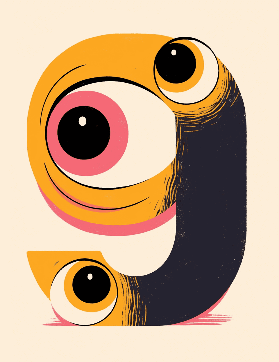 Number Seek original repeating artwork