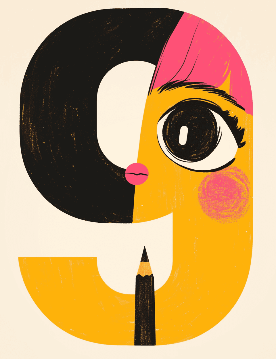 Number 036 original repeating artwork