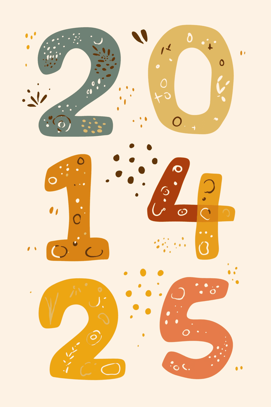 Number Rhythm original repeating artwork