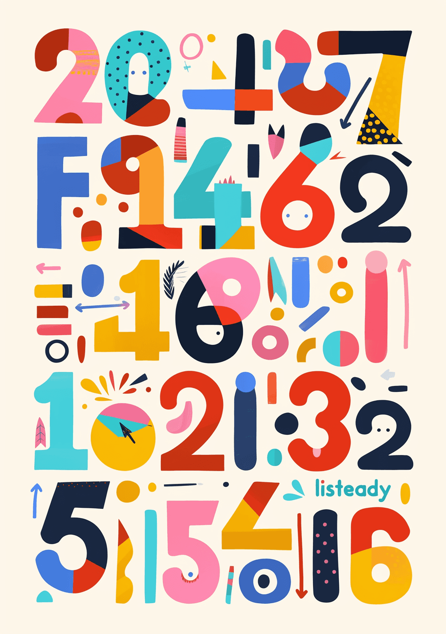 Number Daybreak original repeating artwork