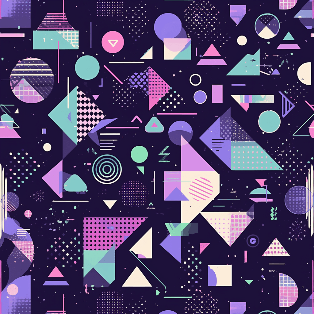 Geo 391 original repeating artwork