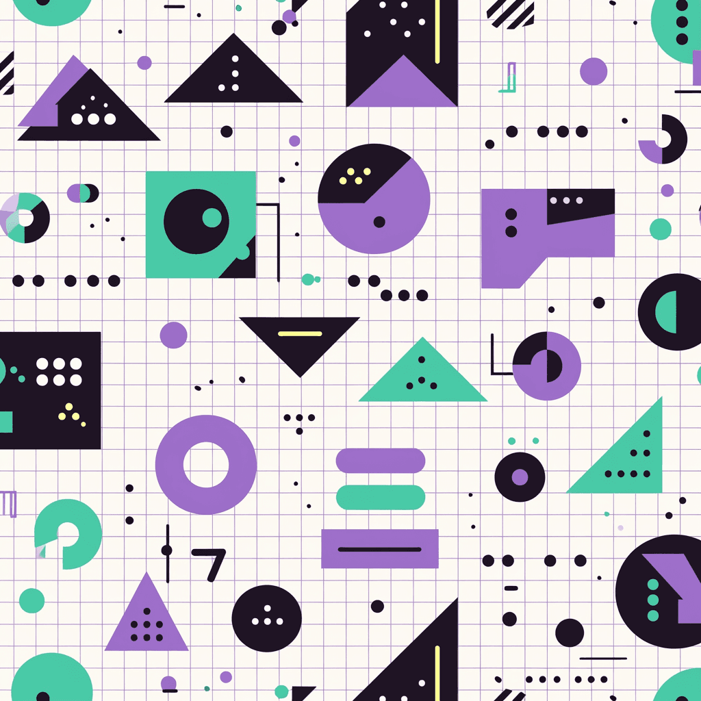 Geo 390 original repeating artwork