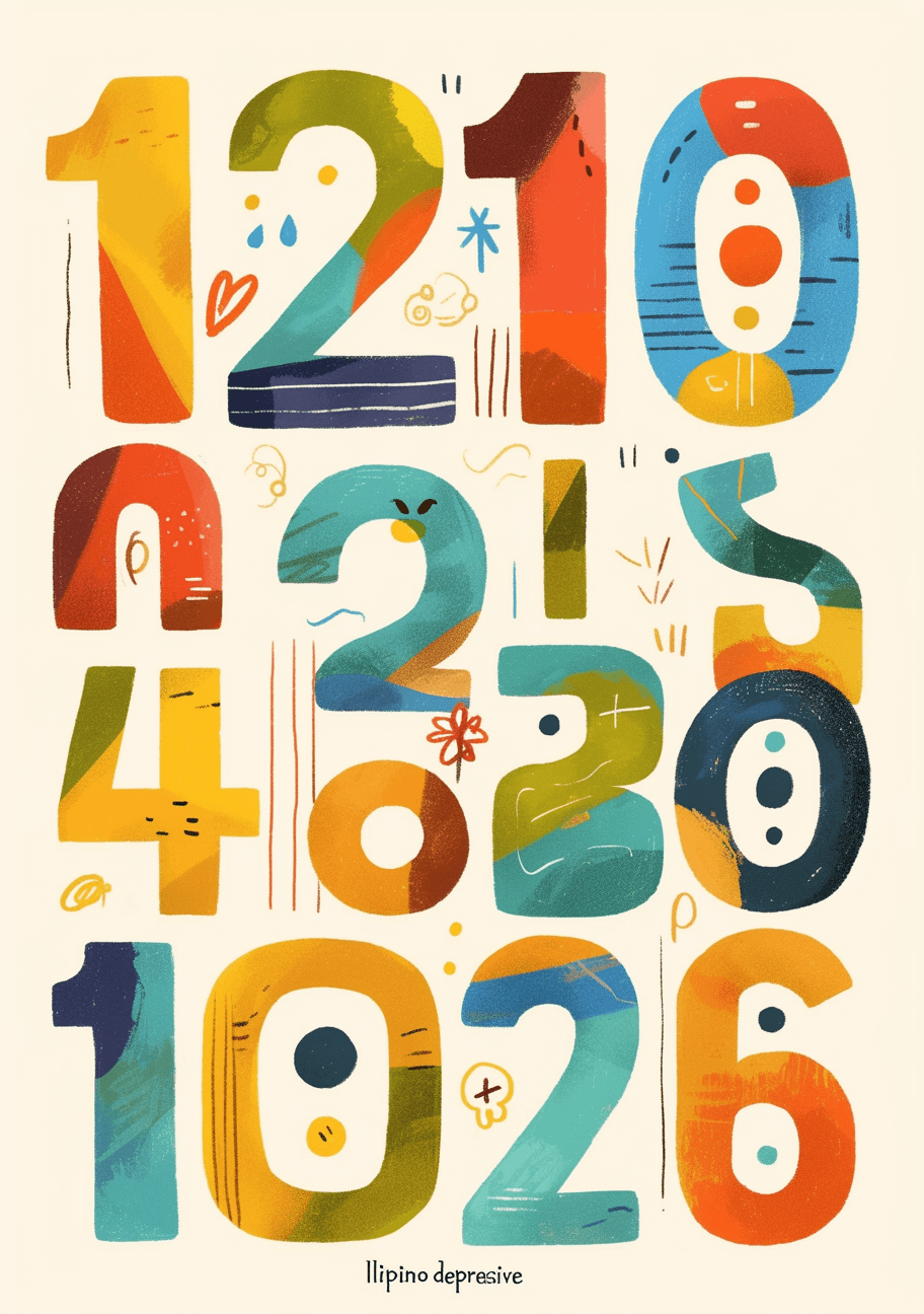 Number Collective original repeating artwork