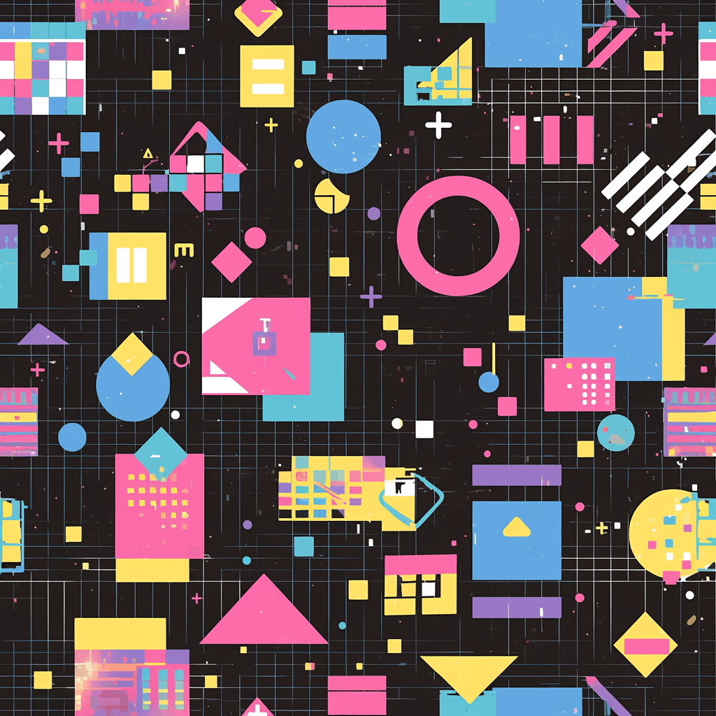 Geo 417 original repeating artwork