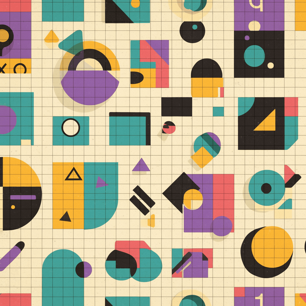 Geo 402 original repeating artwork