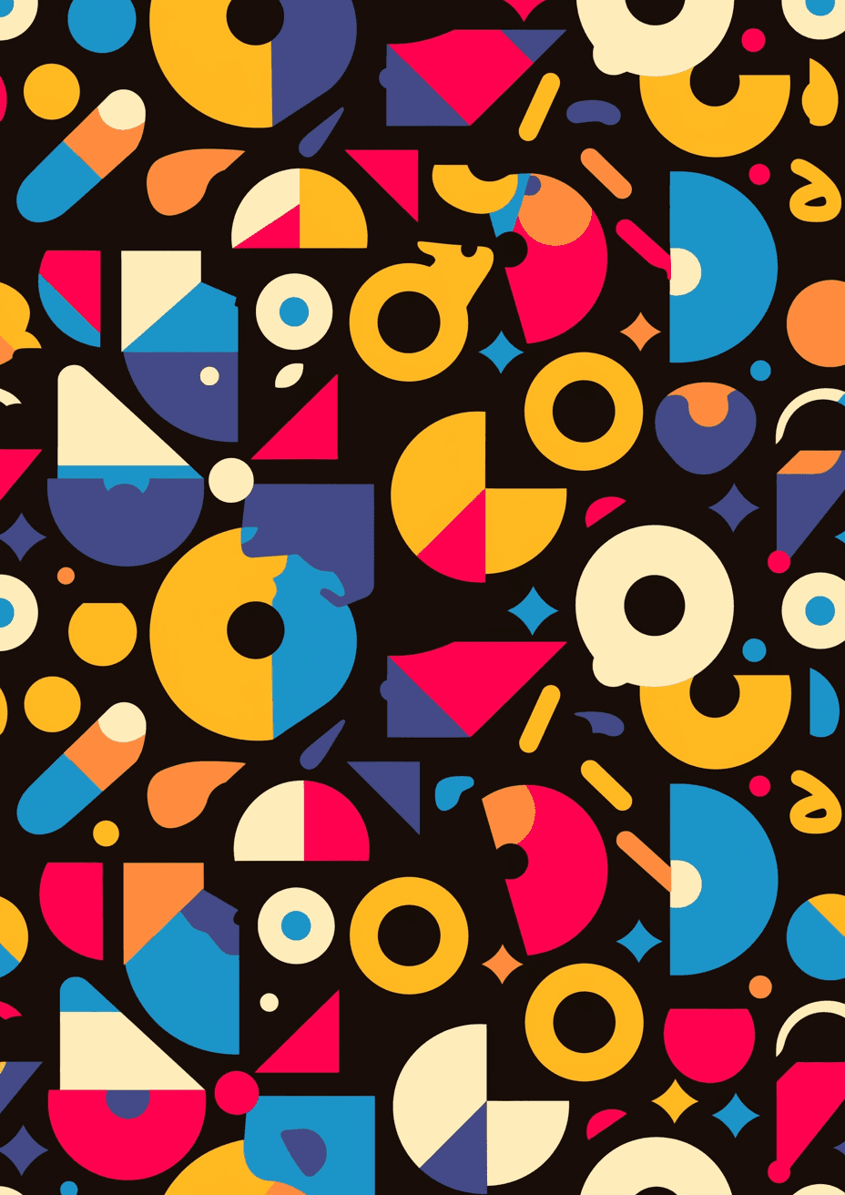 Geo 357 original repeating artwork