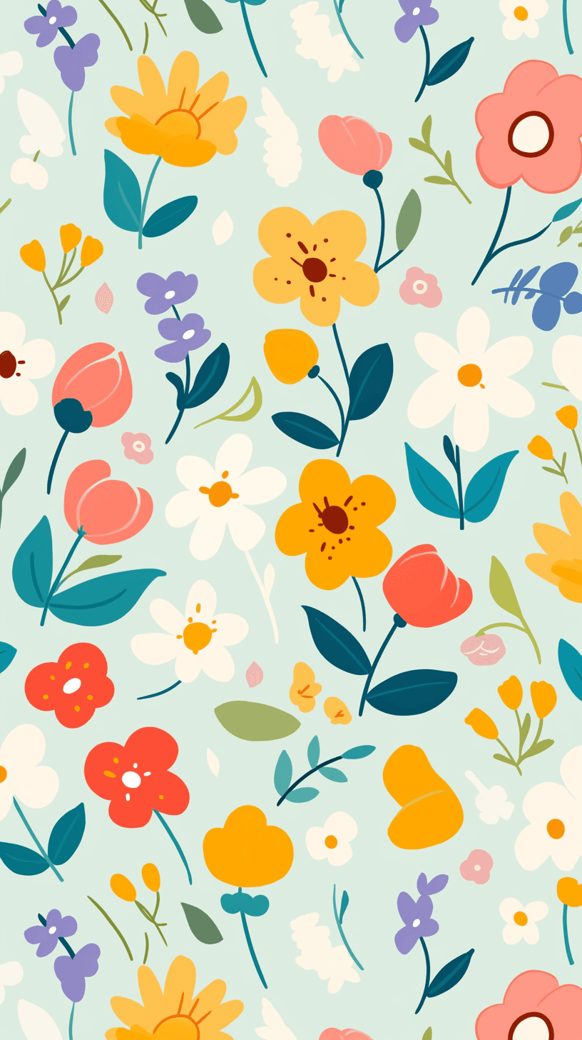 Blossom West original repeating artwork