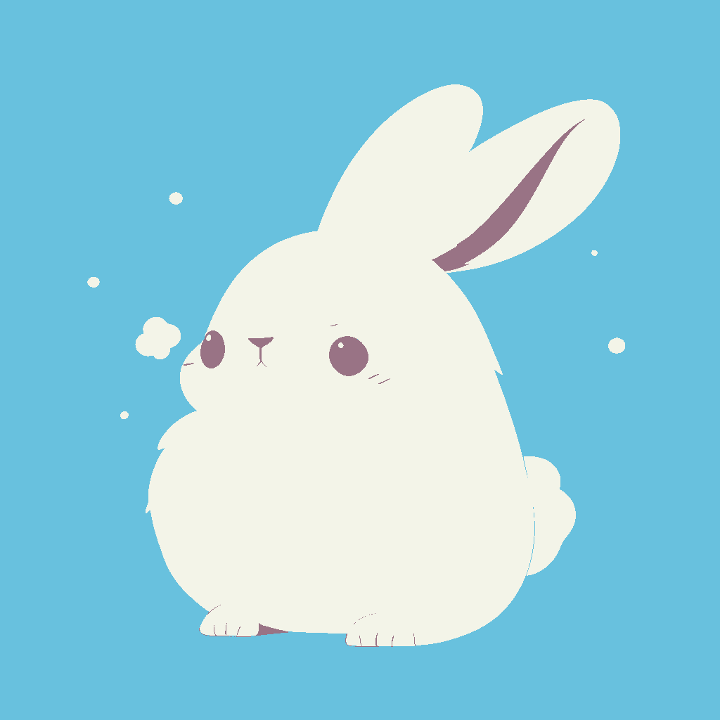 Bunny Amber original repeating artwork