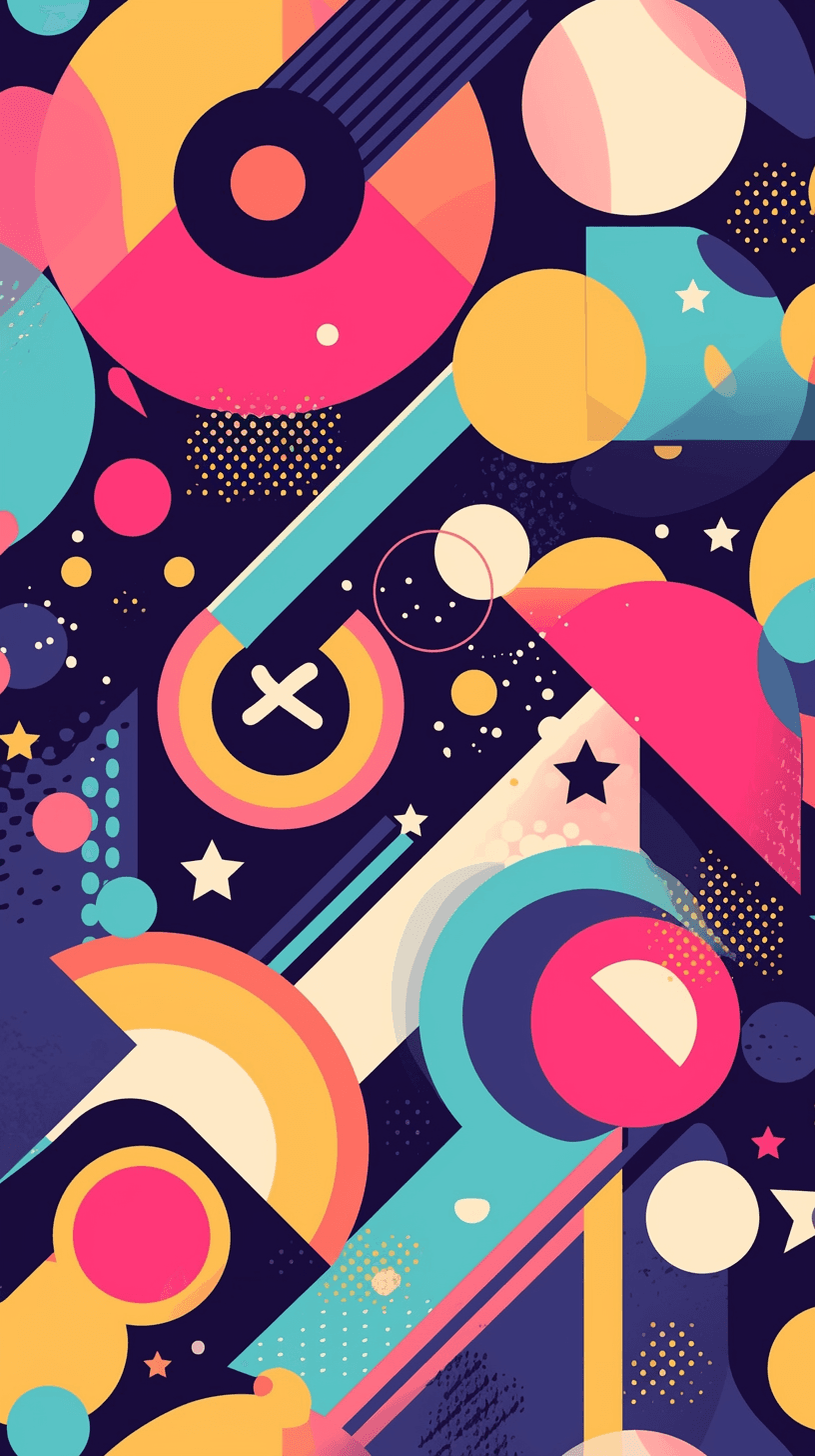 Geo Tribe original repeating artwork