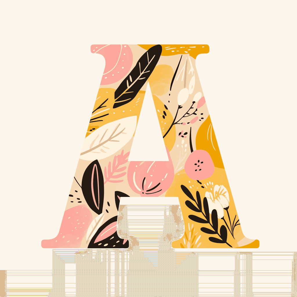 Geo Letter Bounce original repeating artwork