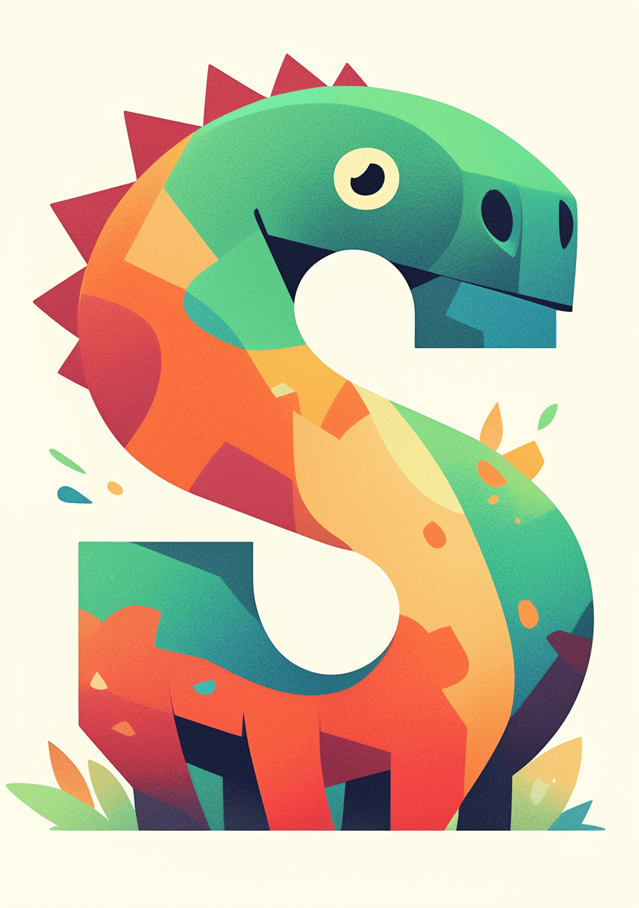 Geo Letter Team original repeating artwork