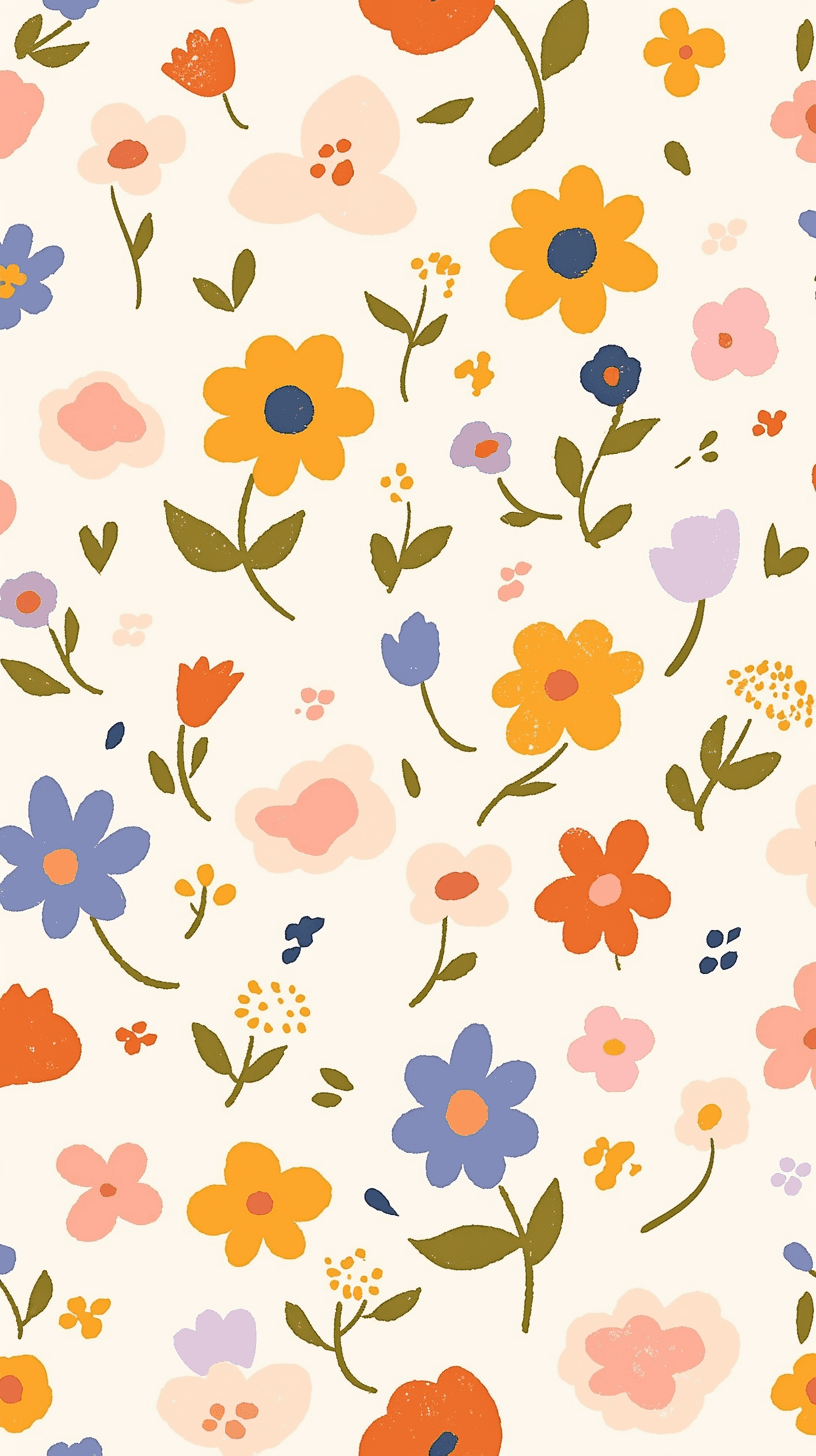 Blossom Fizz original repeating artwork