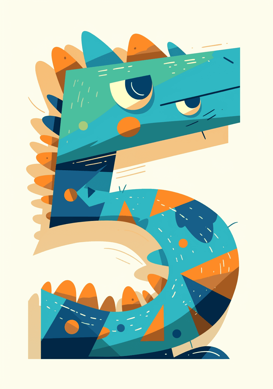 Geo Letter Festival original repeating artwork