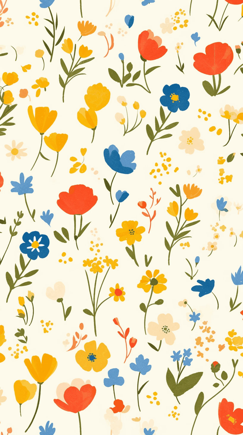 Blossom Night original repeating artwork