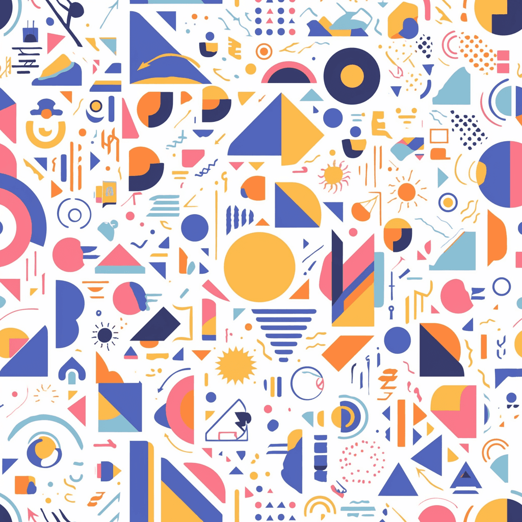 Geo 408 original repeating artwork