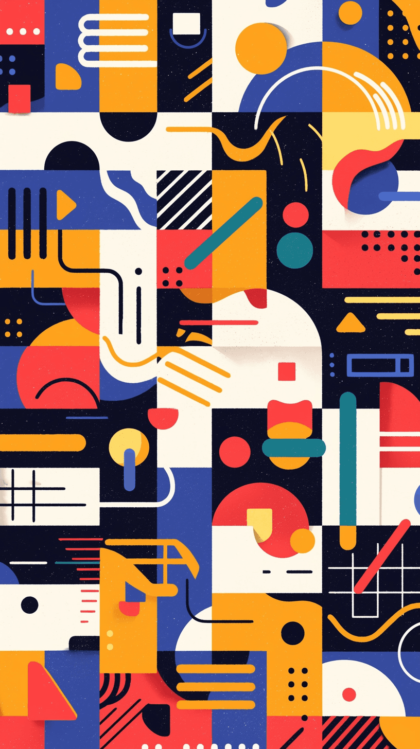 Geo 297 original repeating artwork