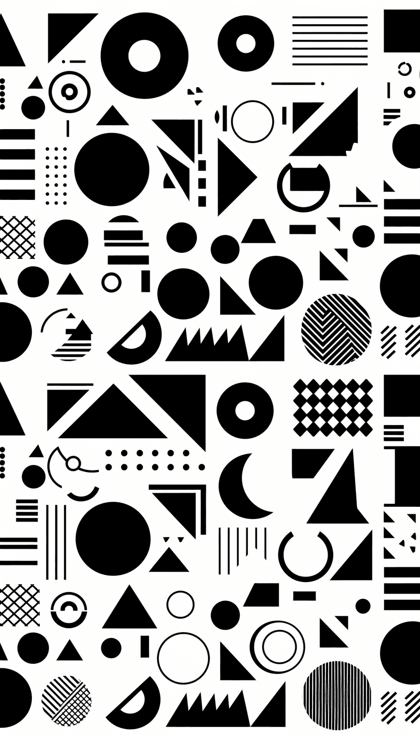 Geo Number 343 original repeating artwork