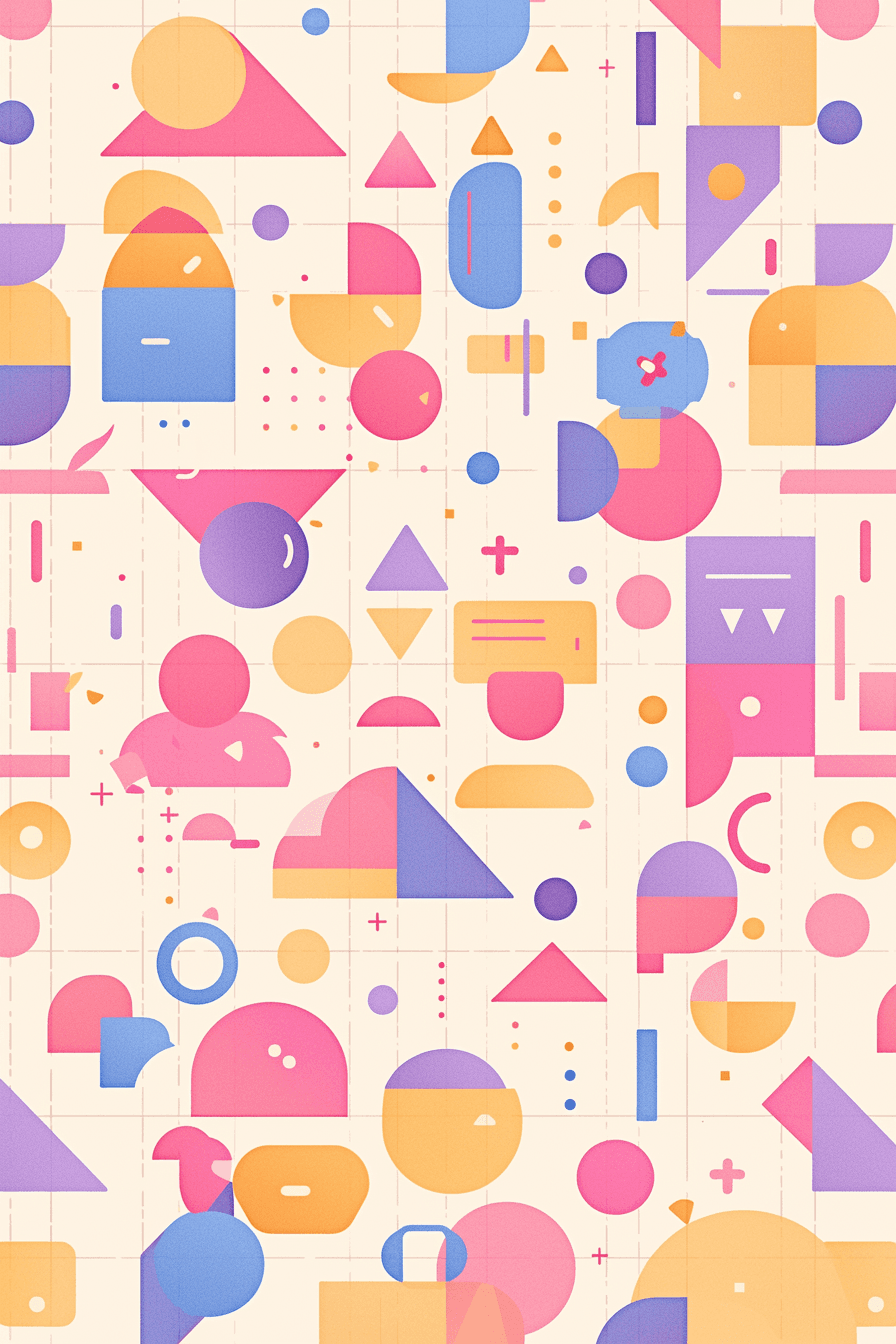 Geo 545 original repeating artwork