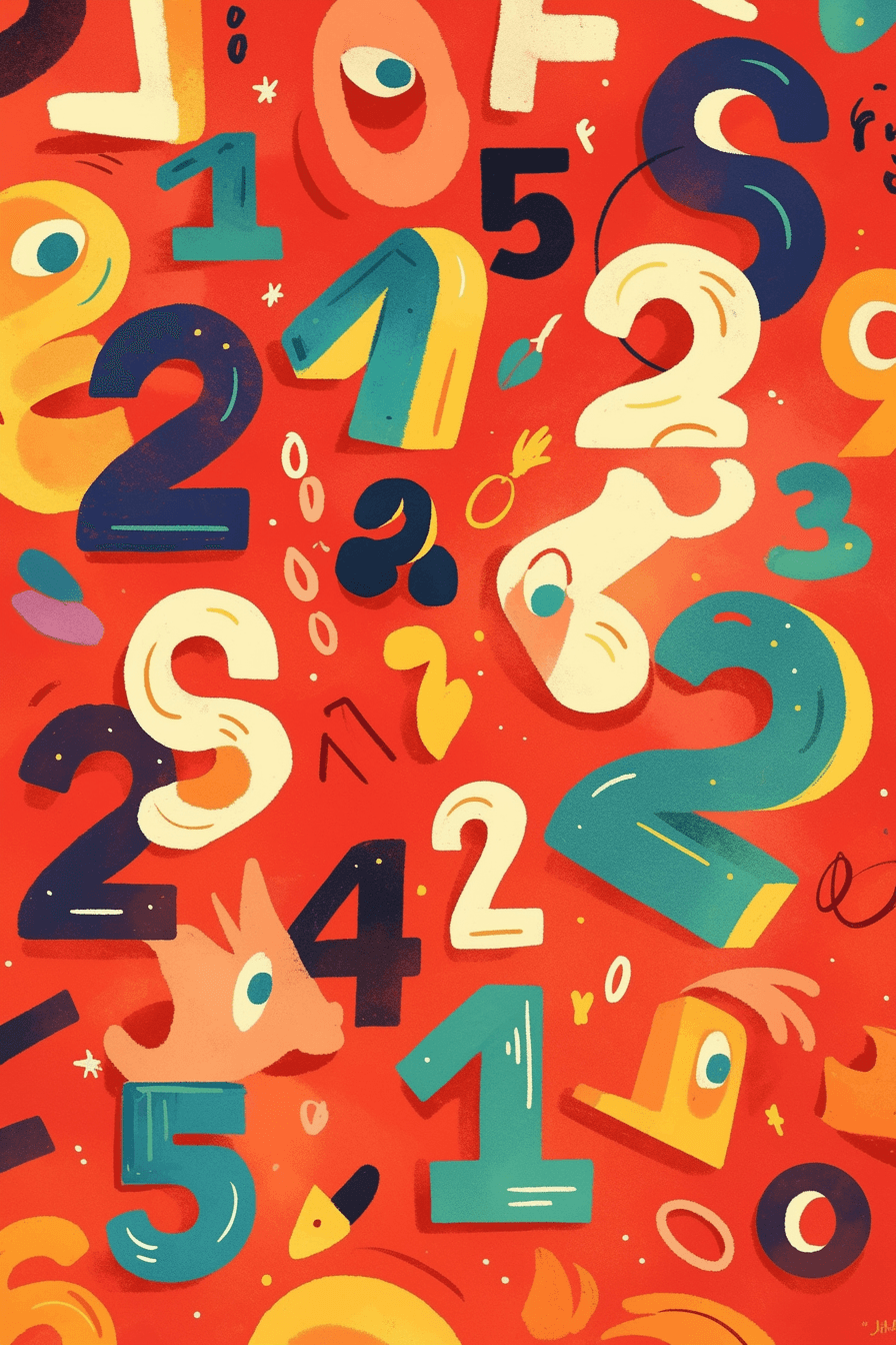 Number 062 original repeating artwork