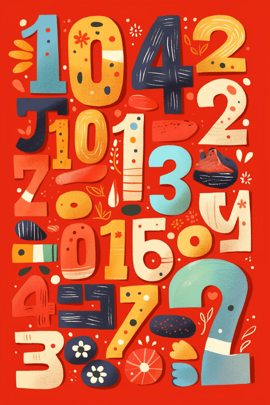 Number 049 original repeating artwork