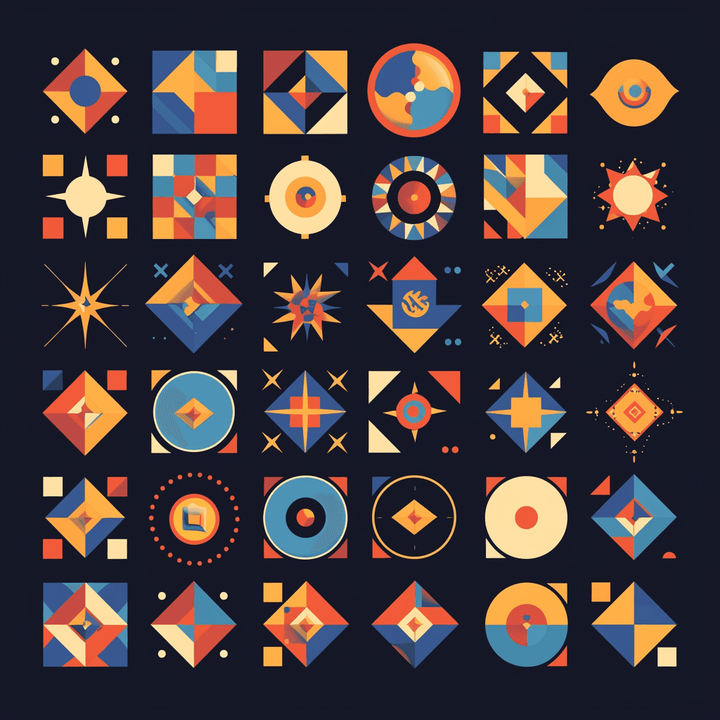 Geo 182 original repeating artwork