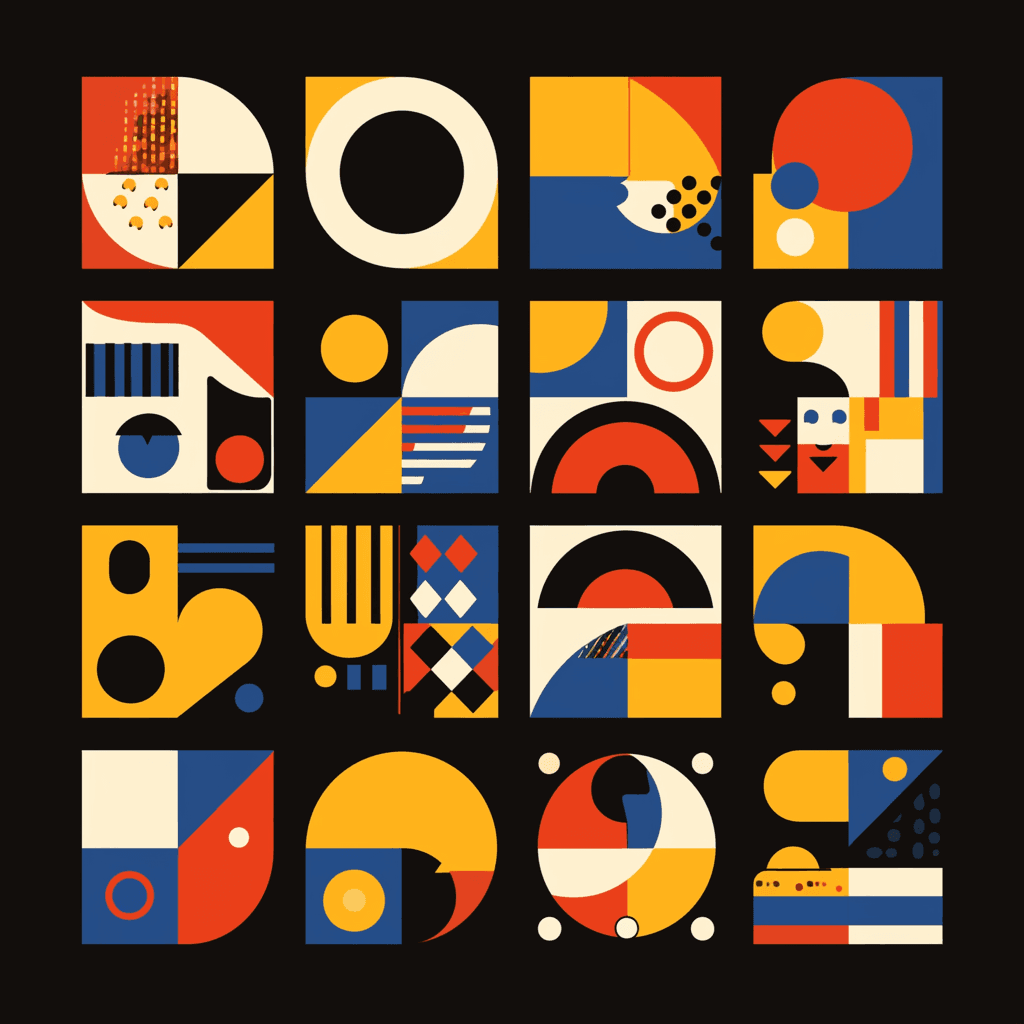 Geo 333 original repeating artwork