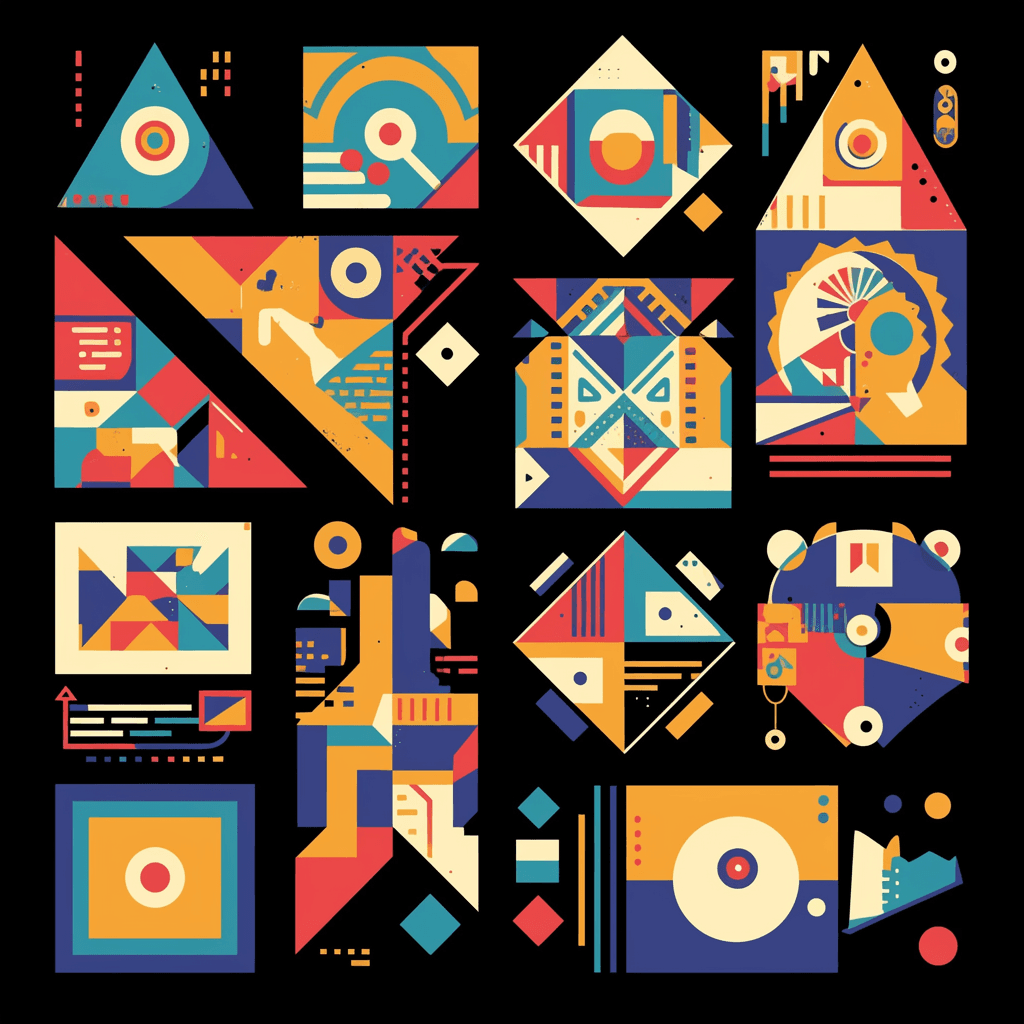 Geo 211 original repeating artwork