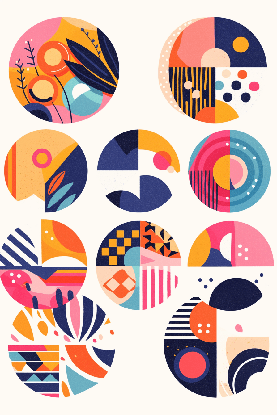 Geo 293 original repeating artwork