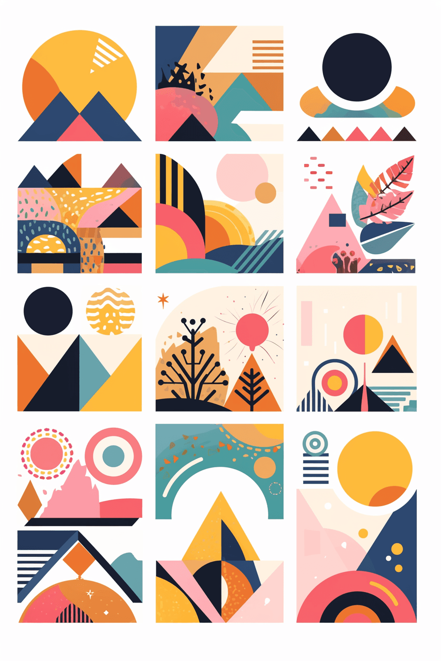 Geo 292 original repeating artwork