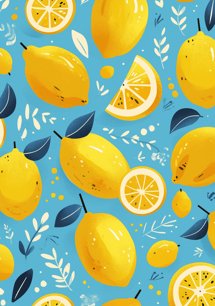 Lemon Fair original repeating artwork