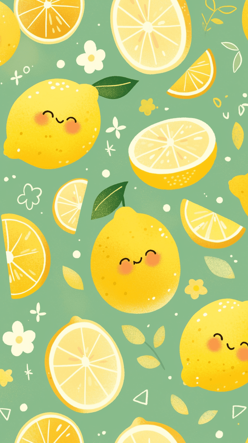 Lemon 011 original repeating artwork