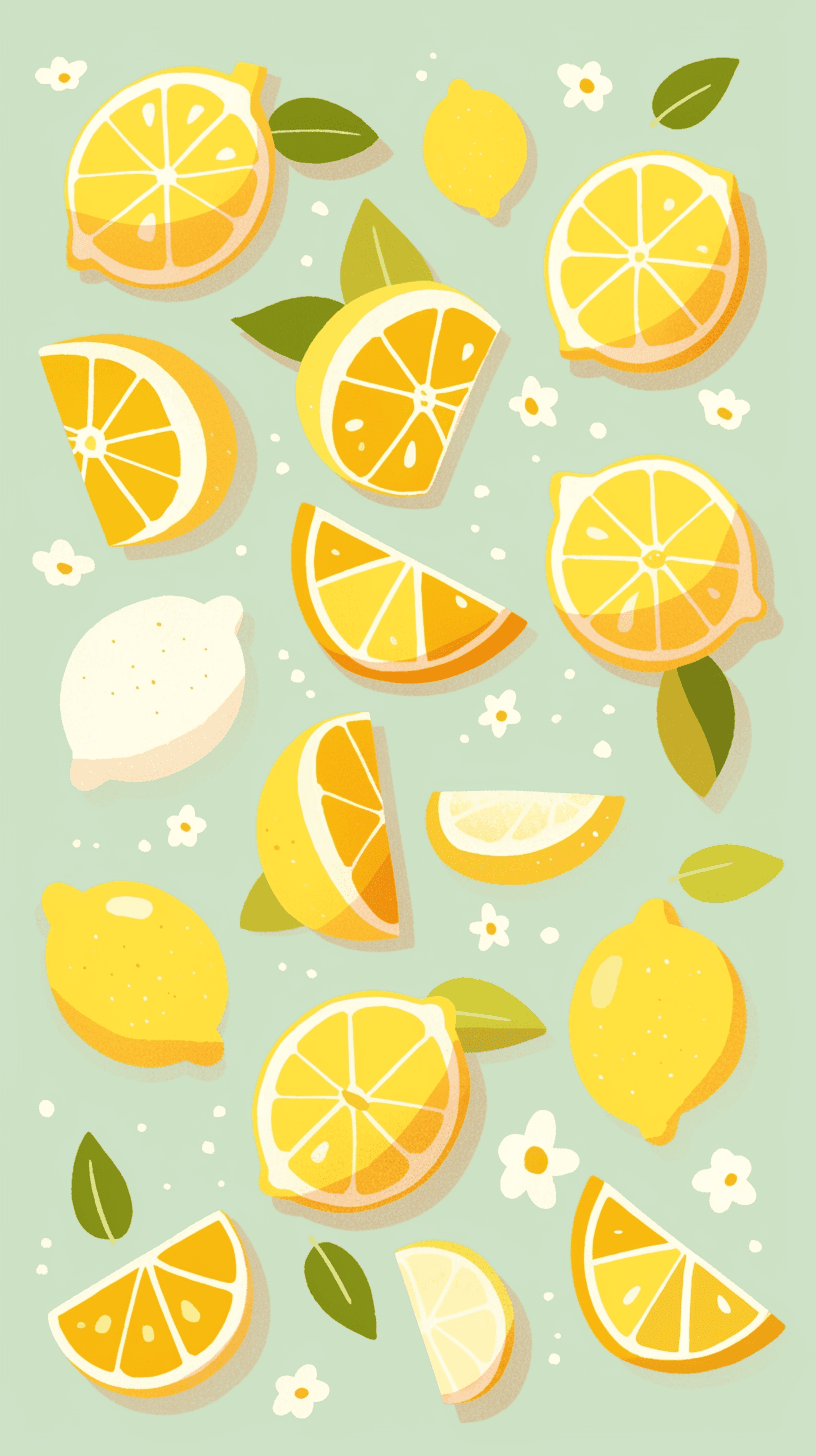 Lemon Prism original repeating artwork