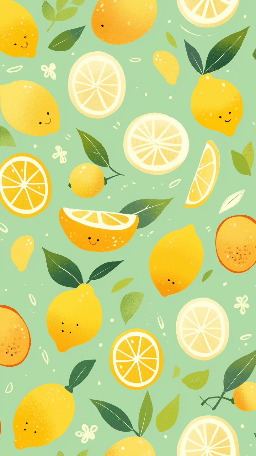 Lemon East original repeating artwork