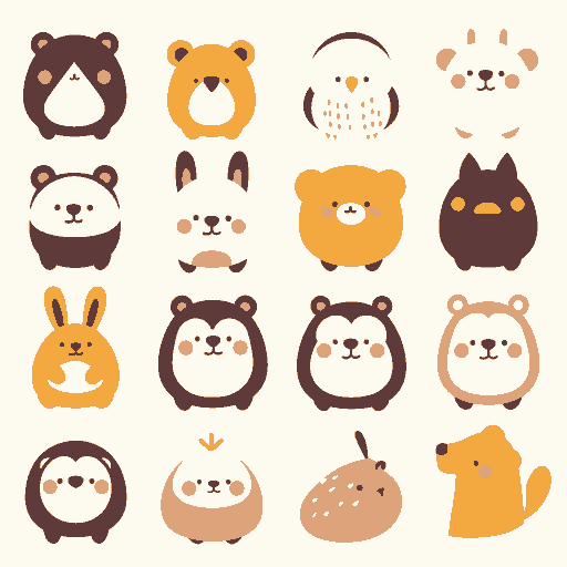 Animals 044 original repeating artwork
