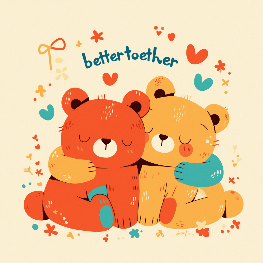 Retro Bear Team original repeating artwork