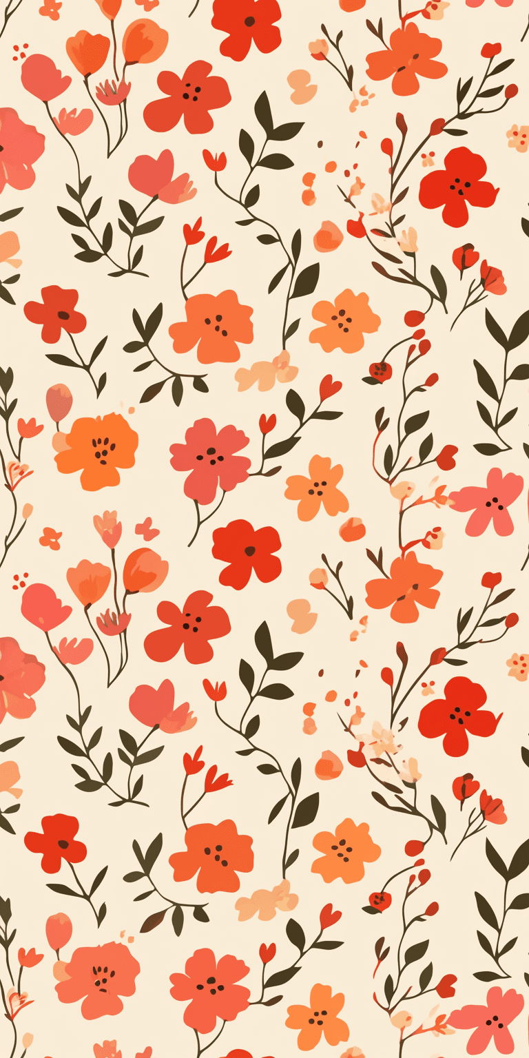 Retro Design Dawn original repeating artwork