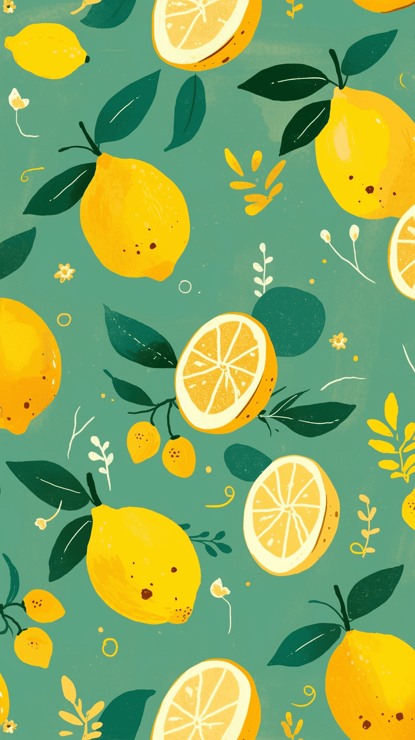 Lemon Echo original repeating artwork