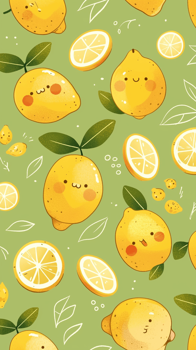 Lemon 016 original repeating artwork
