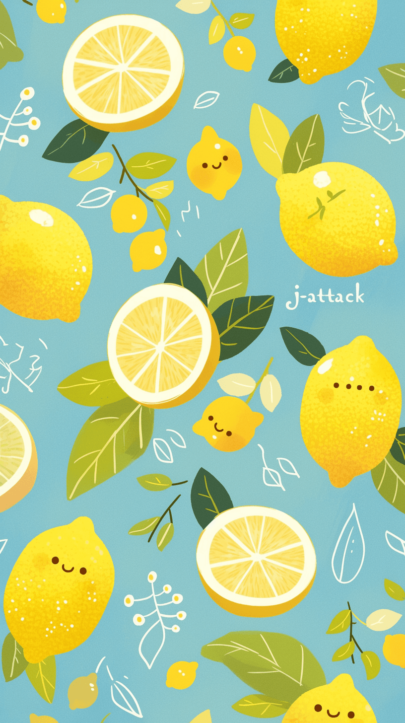 Lemon 013 original repeating artwork