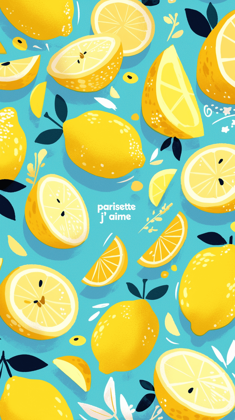 Lemon South original repeating artwork