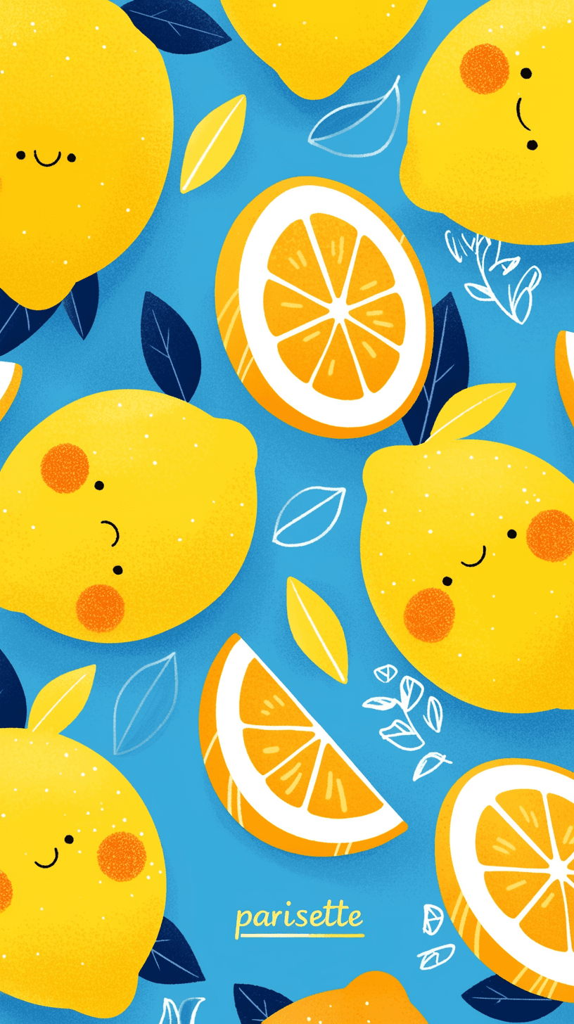 Lemon 022 original repeating artwork