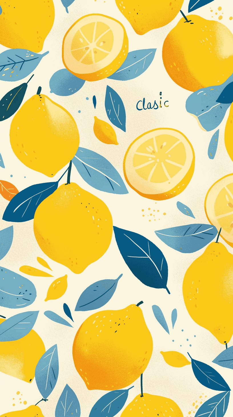 Lemon Team original repeating artwork