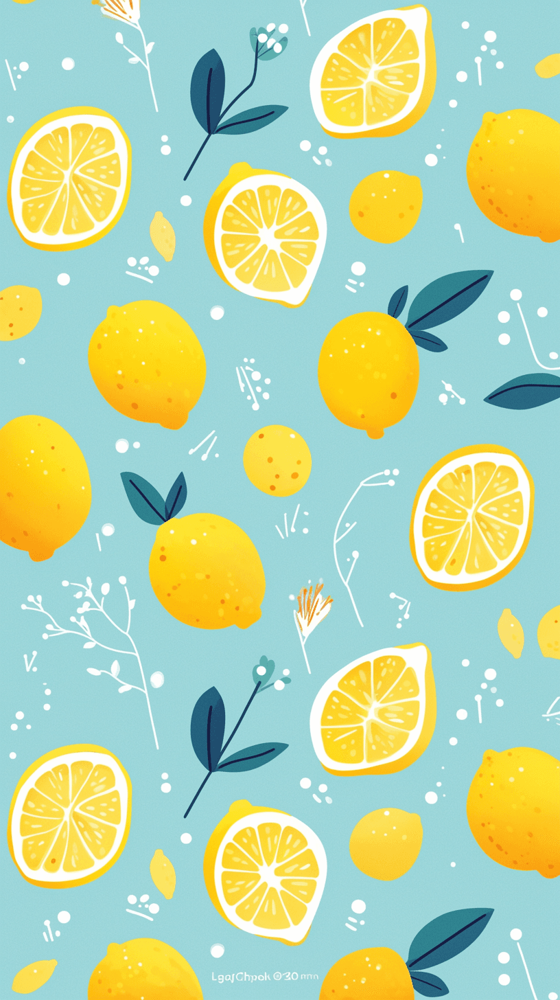 Lemon 005 original repeating artwork