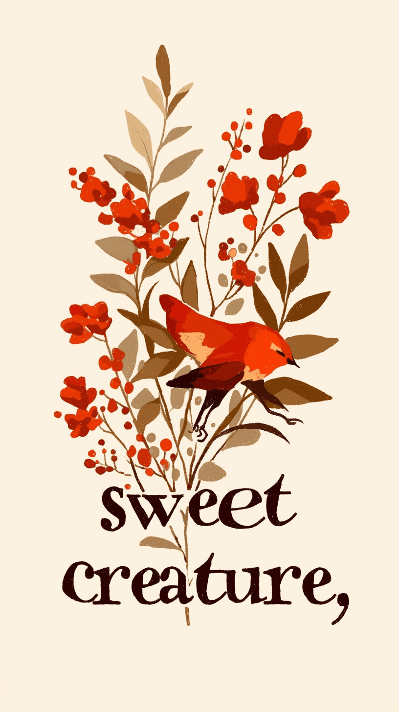 Retro Design Autumn original repeating artwork
