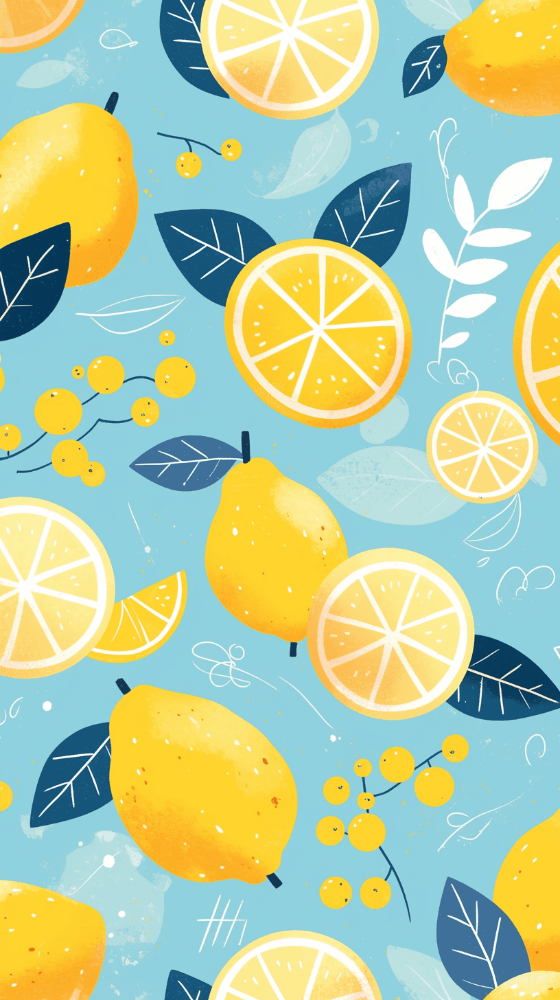 Lemon Tribe original repeating artwork