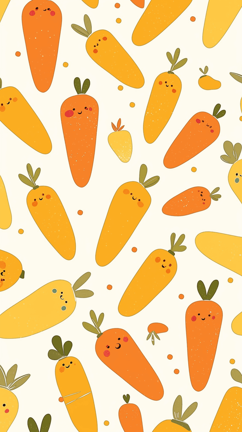 Carrot 017 original repeating artwork