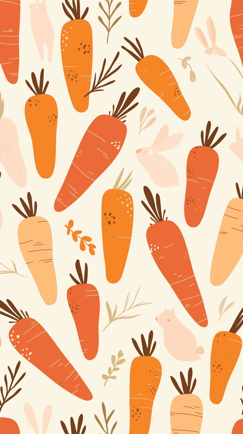 Carrot Beats original repeating artwork