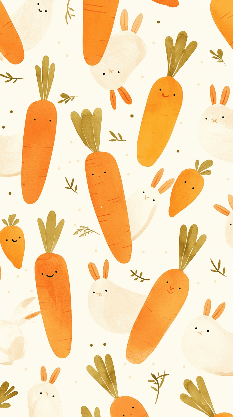 Carrot 014 original repeating artwork