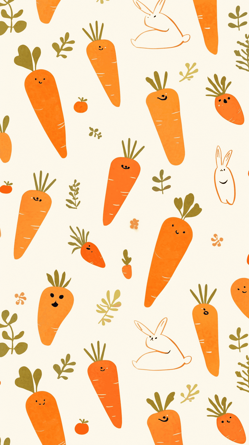 Carrot 001 original repeating artwork