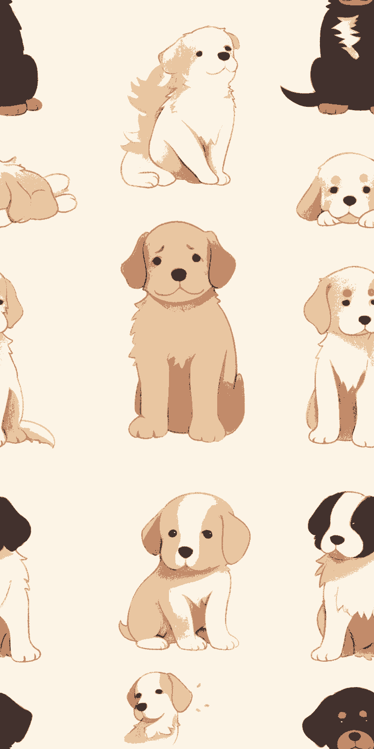 Dog Studio original repeating artwork